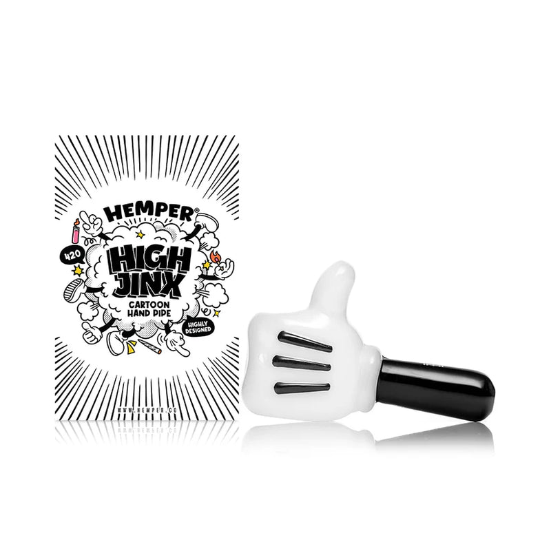 SC Hemper 4" High Jinx Glass Hand Pipe