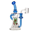 SC 8.5" Red Eye Glass Sealife Concentrate Recycler Rig