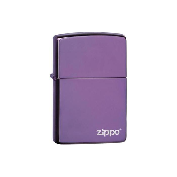 O Zippo 24747ZL Purple Zippo Logo