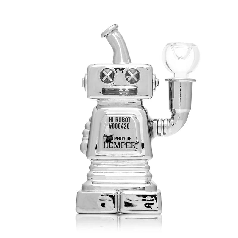 SC Hemper 5.9" High Robot Glass Water Pipe