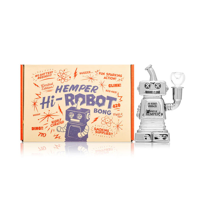 SC Hemper 5.9" High Robot Glass Water Pipe
