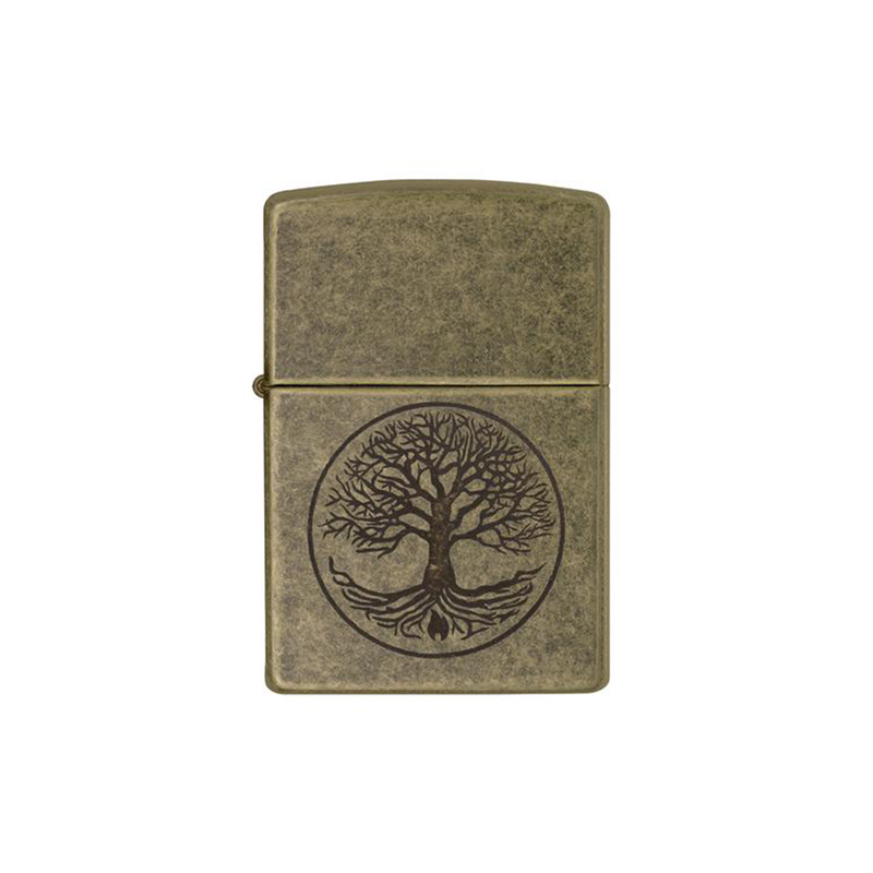 O Zippo 29149 Tree Antique Brass