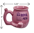 Her royal high-ness small pink mug Mug Pipe Roast and Toast Gifts