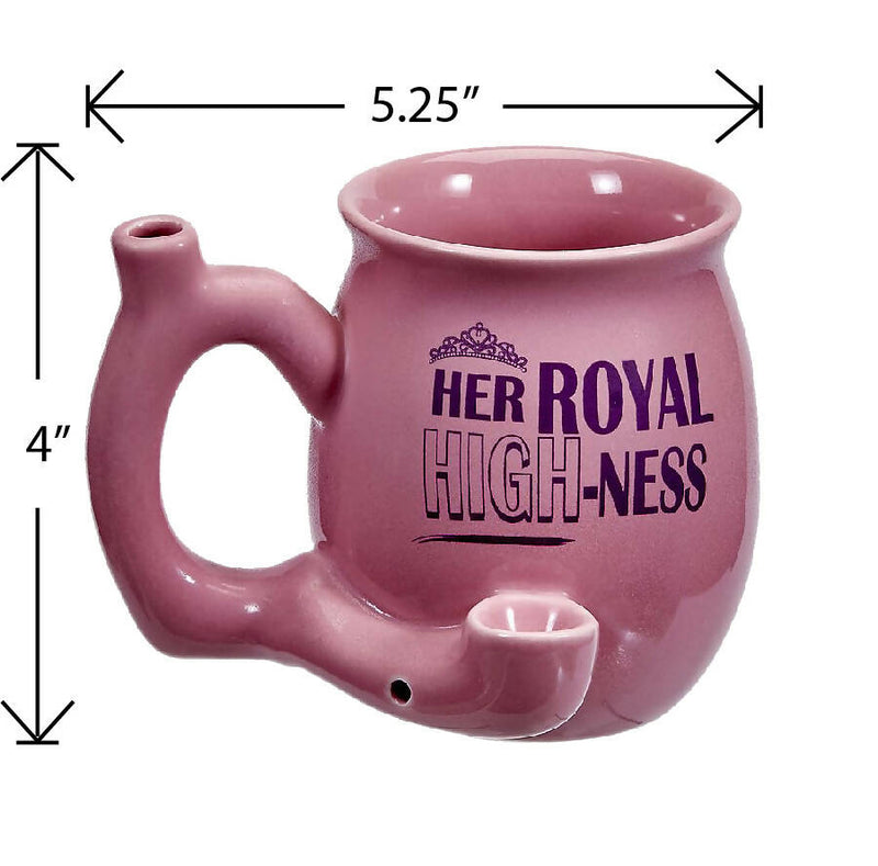 O Her royal high-ness small pink mug