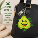 Bud the Weed Nug | Mini Plush Keychain & 420 Fidget Charm Stationery · Accessory PAW20