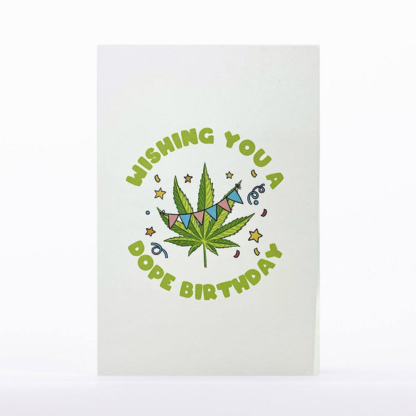 Intricate Greetings | Cannabis Leaf 3D pop-up Cards-Birthday Holiday · Anniversary Intricate Greetings Wishing You A Dope Birth day