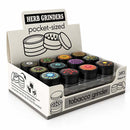 1-1/4" Psychedelic Mandala Pocket Herb Grinder – 24PCS Display Display Pack Super Supplys Inc