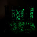 14" PK Cartoon Glow In The Dark 9mm Glass Bong [PIP863] Glass Bong NIBO Distribution