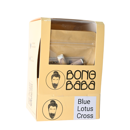 Bong Baba Blue Lotus Cross Cones - 10ct