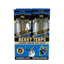 King Palm | 2 slim Hand-Rolled with flavor tips Box of 15 Leaf Wrap Cannatron Berry Terps