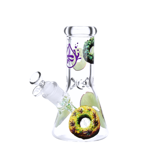 8" Pulsar Forbidden Donuts Design Series Glass Beaker Water Pipe