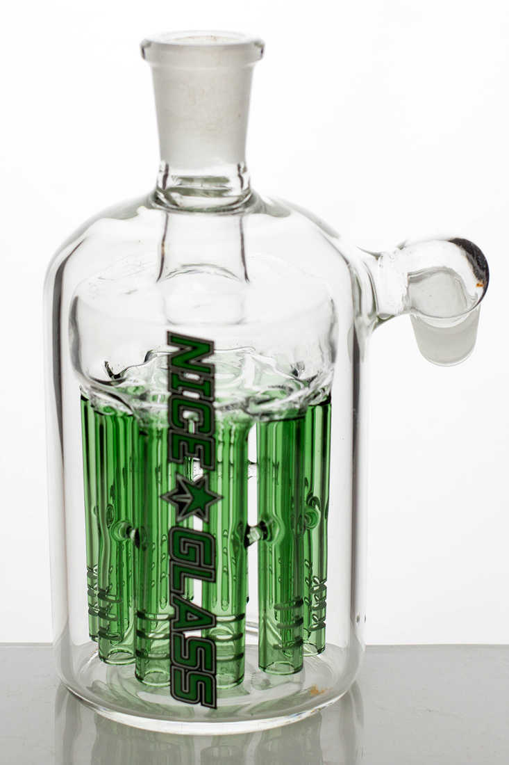 11 arms diffuser ash catchers Ashcatcher · Percolator · Filter · Mouthpiece ONE Green 14 mm Female Joint 14 mm Female Jont