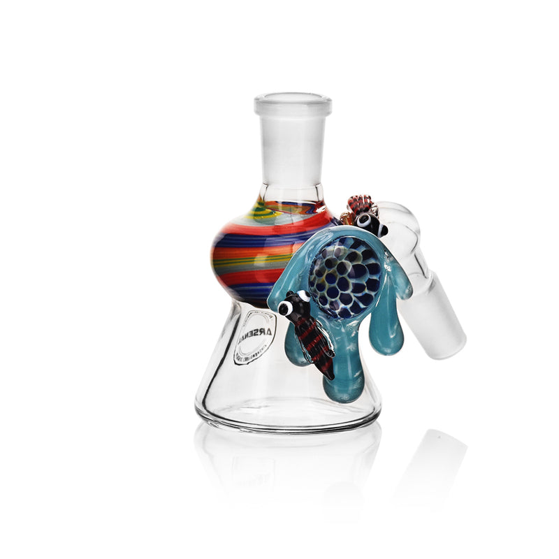 3.5" Arsenal Bead Bloom Ash Catcher - Assorted Colours