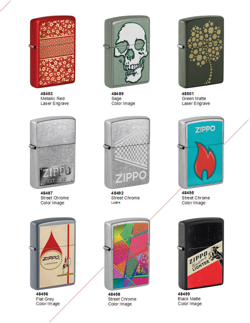 O Zippo 2022 Price Fighter 30 lighter Pre-pack with Zippo 12 x 4.5oz Fluid Free