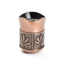 4 Parts 50mm Kettle Shape Metal Grinder Box of 6 [SMJL-008] Display Pack Canadian Distributor