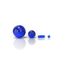 Honeybee Herb | DAB MARBLE SETS - 4 PIECE Cap · Dabber · Insert · Clip · Nail Honeybee Herb Blue