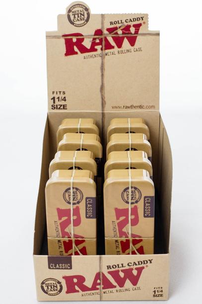 Raw Roll Caddy Metal Tin