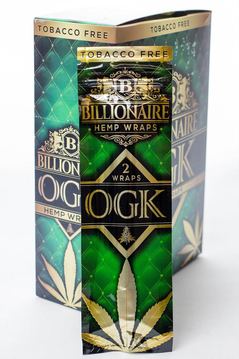 Billionaire Hemp Wraps display-OGK - One Wholesale