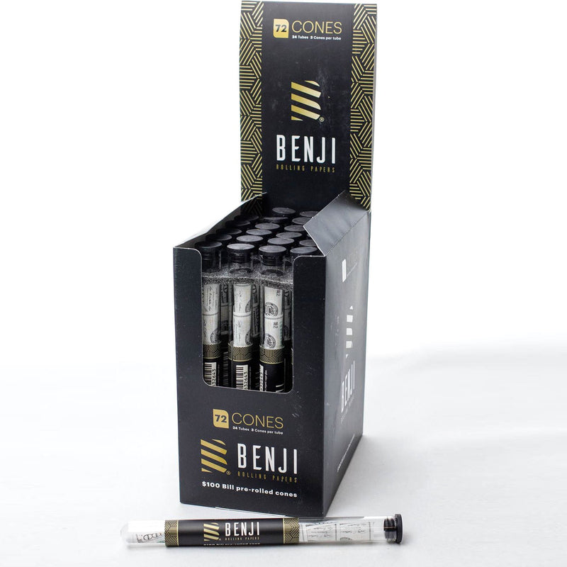 O BENJI | $100 BILL printed pre-rolled cones