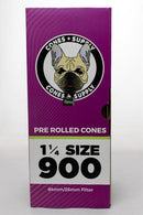Cone + Supply 84 mm Pre-Rolled NATURAL cones 900 Pre-rolled Cone (Bulk / Tower) ONE