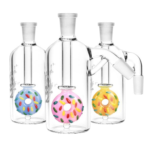 Pulsar Donut Perc 14mm M  Ashcatcher - Assorted Colors