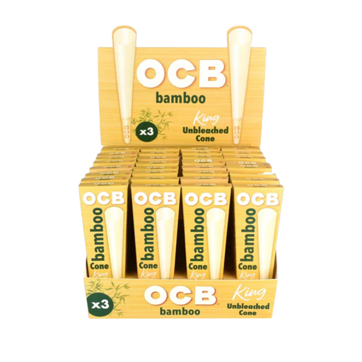 OCB Bamboo King Size Pre Rolled Cones - 32ct