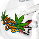 Cheech & Chong® Glass | 15" Pop Art Beaker Base Water Pipe CC154 Glass Bong Smoking Cat Distribution