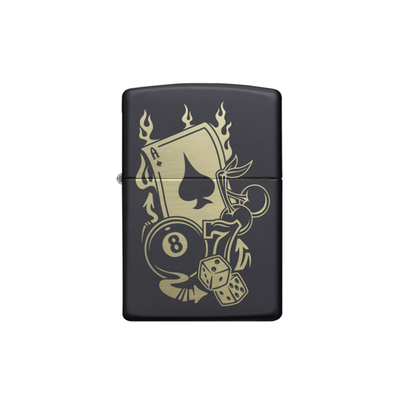 O Zippo 49257 Gambling Design