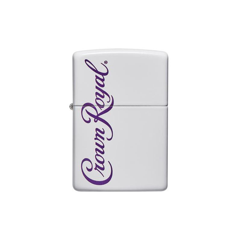 O Zippo 49459 Crown Royal White Matte