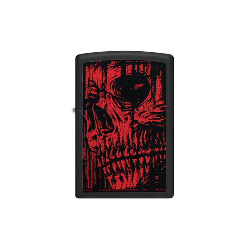 O Zippo 49775 Red Skull Design