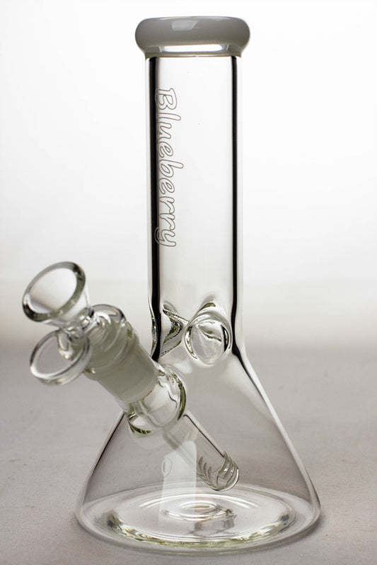 8" Blueberry glass beaker water bong ( N8040 ) Glass Bong ONE White
