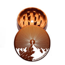 4SCORE®️ x Tahoe Grinder Co. USA made 2 PCS Herb Grinder - Limited Edition Regular Grinder 4SCORE™ Orange-Mountain