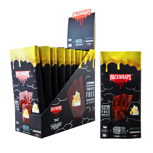 Packwraps X Twisted 2pk Hemp Wraps All In One Kit - 10ct