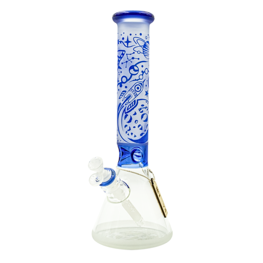 14" Cheech Spaceship Sandblast Beaker