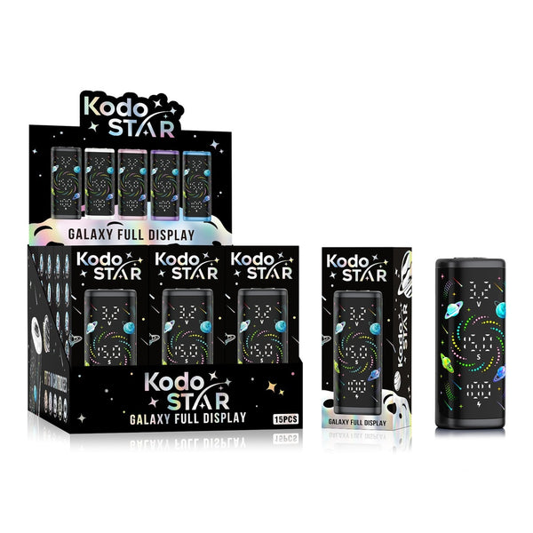SC Yocan Kodo STAR 510 Battery 15 count display