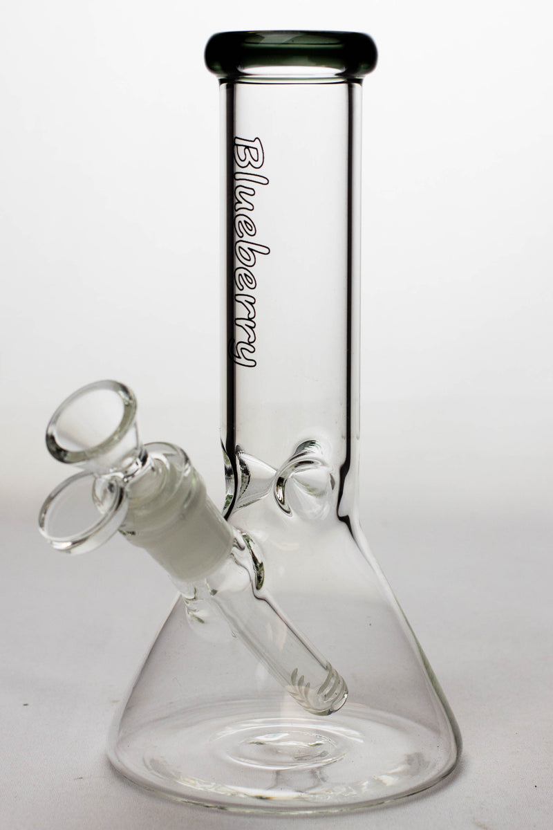 8" Blueberry glass beaker water bong ( N8040 ) Glass Bong ONE Smoke