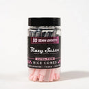 Blazy Susan | Ultra Thin Rice Cones Jar – 50 Count Pre-rolled Cone (Bulk / Tower) Smoking Cat Distribution Shorty (53mm)