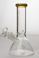 8" Blueberry glass beaker water bong ( N8040 ) Glass Bong ONE Topaz
