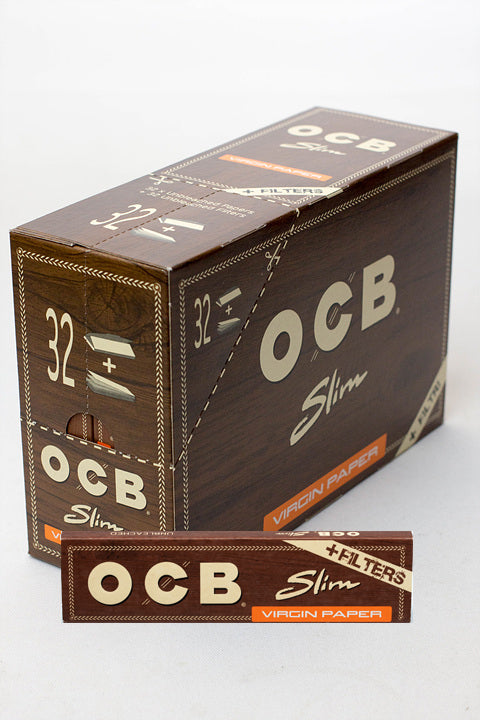 OCB Virgin Range King Slim + Filter-King size+Filter - One Wholesale