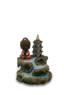 Zenn | Backflow Incense Burner Incense Holder SunGlow Baby Buddha With Temple