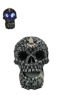 Zenn | Backflow Incense Burner Incense Holder SunGlow Skull With Led Eyes