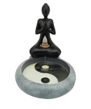 Zenn | Backflow Incense Burner Incense Holder SunGlow Ying Yang With Meditation