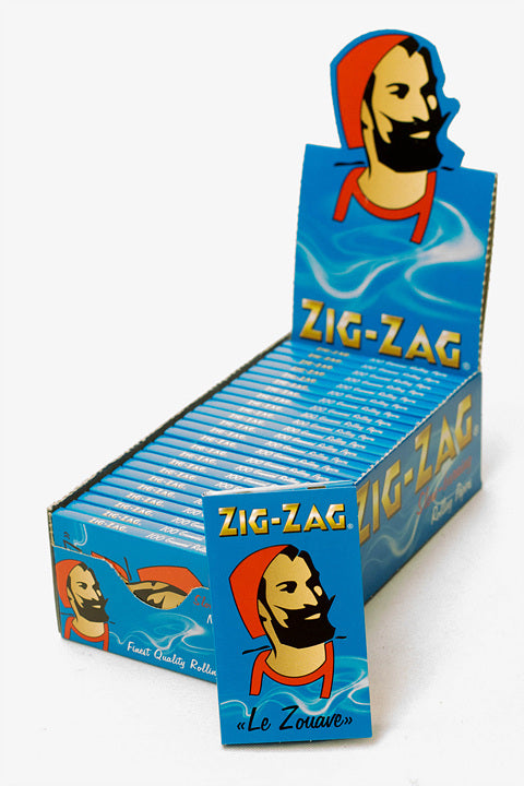 ZIG-ZAG blue slow-burning rolling paper- - One Wholesale