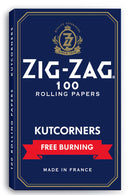 Zig Zag Free burning Blue Papers Kutcorners [CP1273BLU] - 25 packs Single Wide Size ONE