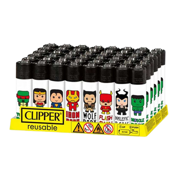 Clipper Classic Hero Babies #2 Lighters - 48ct