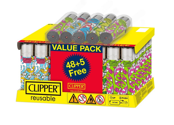 Clipper Koi Lighters- 48ct (+5 Free)