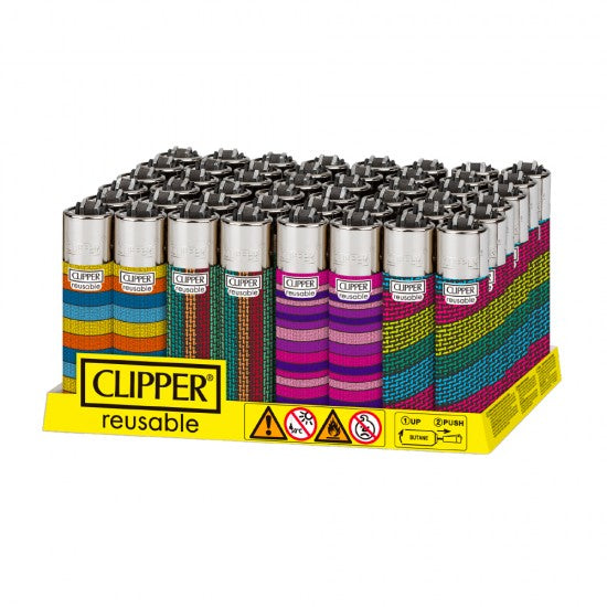 Clipper Real Fabric Lighters - 48ct