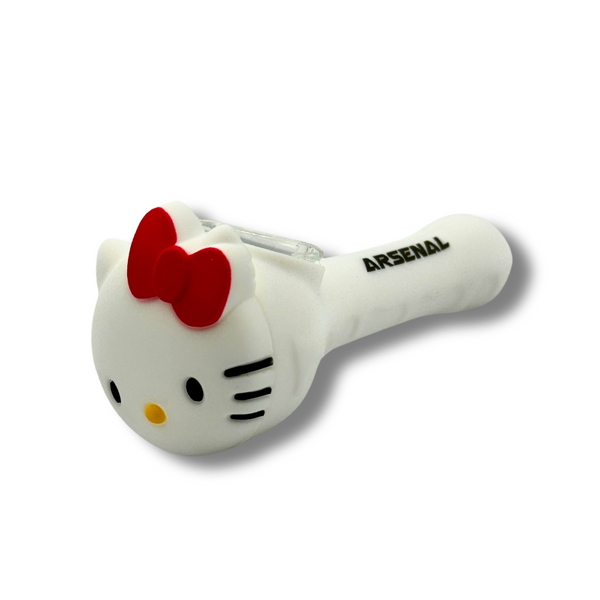 4" Arsenal Hello Kitty Assorted Colours Hand Pipe