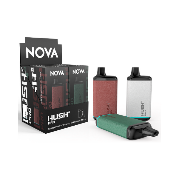 New Nova Hush 2 Pro 510 Thread Vape Battery (Leather Edition) - 6ct