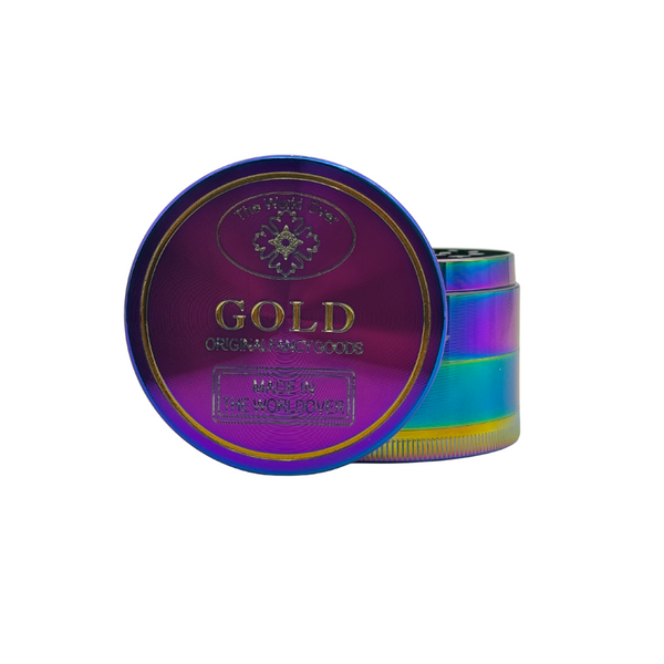 Arsenal Rainbow Gold Coin 61mm 4-Pc Grinder - 3ct